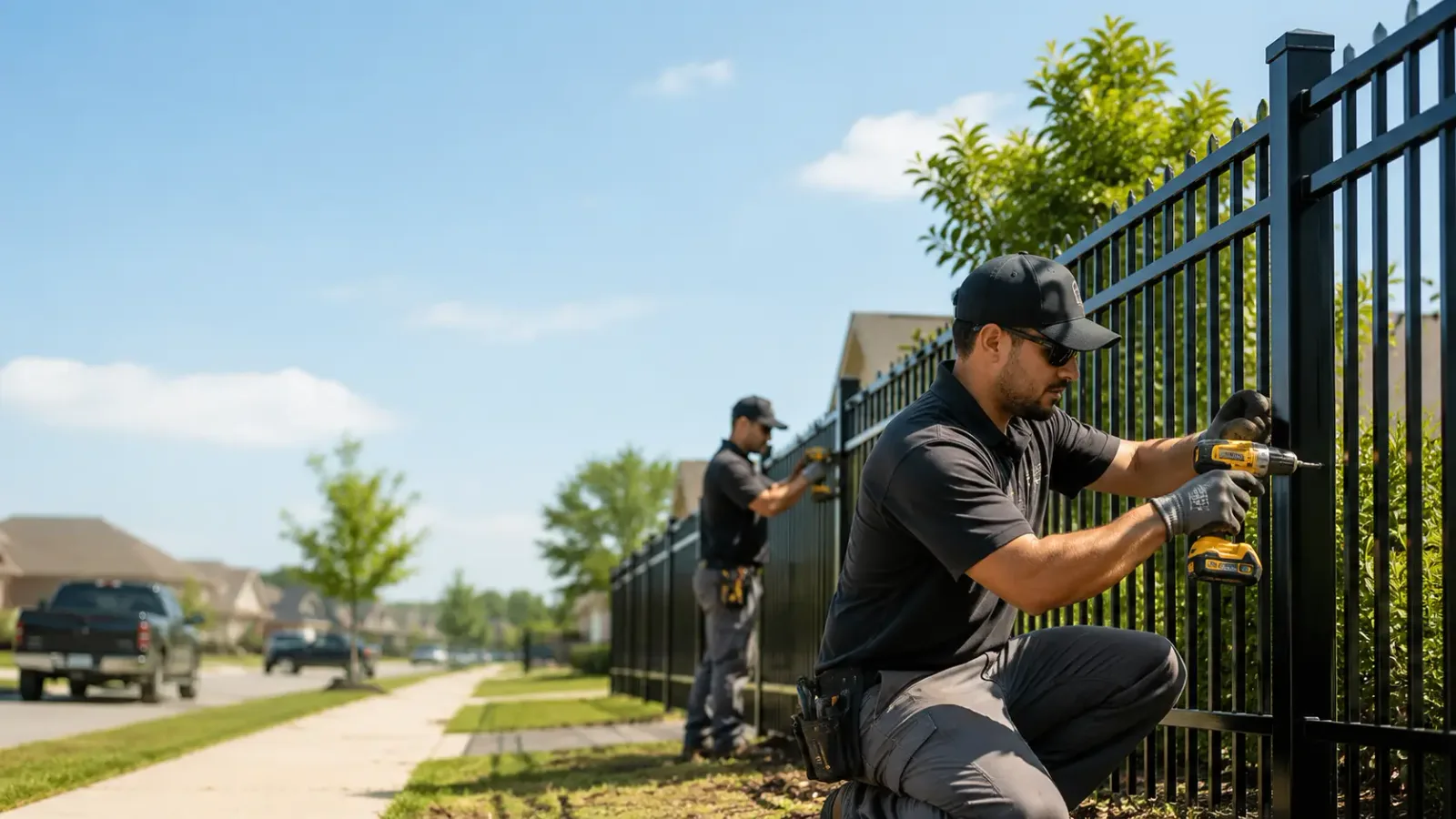 Metal Fence Installation in Russell, IA